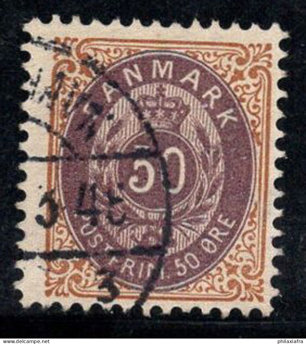 Danemark 1875 Mi. 30 Oblitéré 100% 50 O, Chiffres - Used Stamps