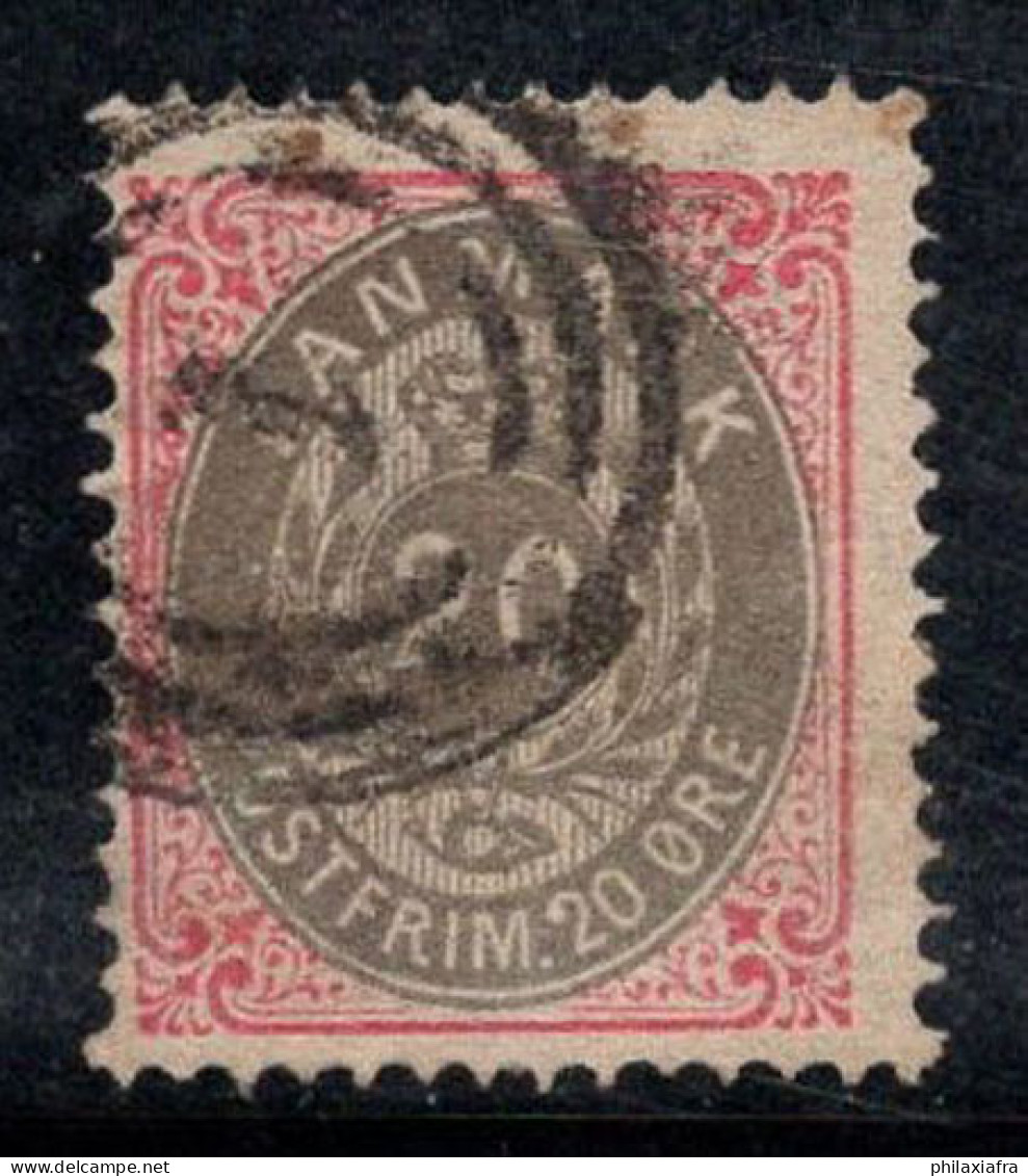 Danemark 1875 Mi. 28 Oblitéré 100% Chiffres, 20 O, - Used Stamps