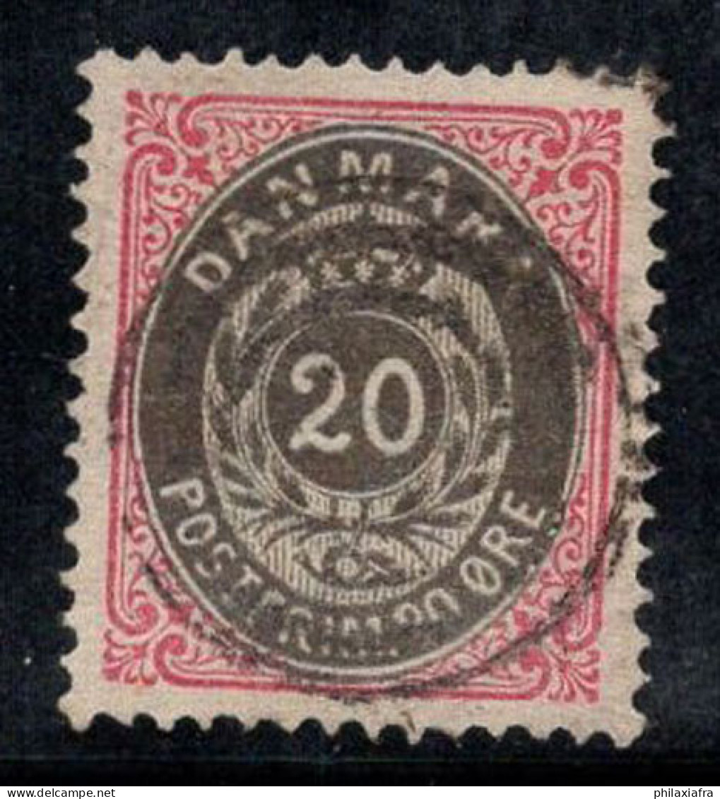 Danemark 1875 Mi. 28 Oblitéré 100% 20 O, Chiffres - Used Stamps