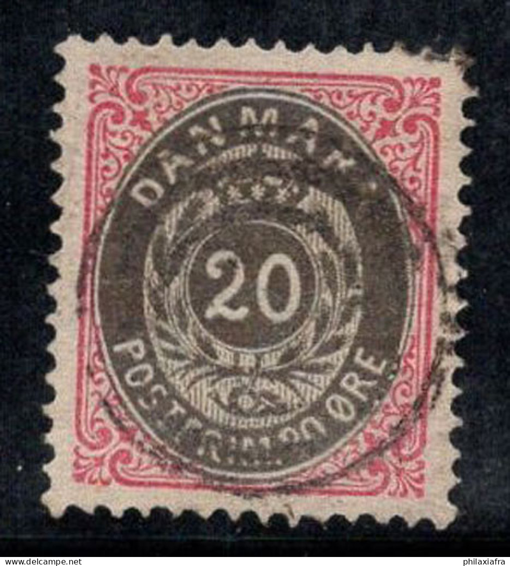 Danemark 1875 Mi. 28 Oblitéré 100% 20 O, Chiffres - Usati