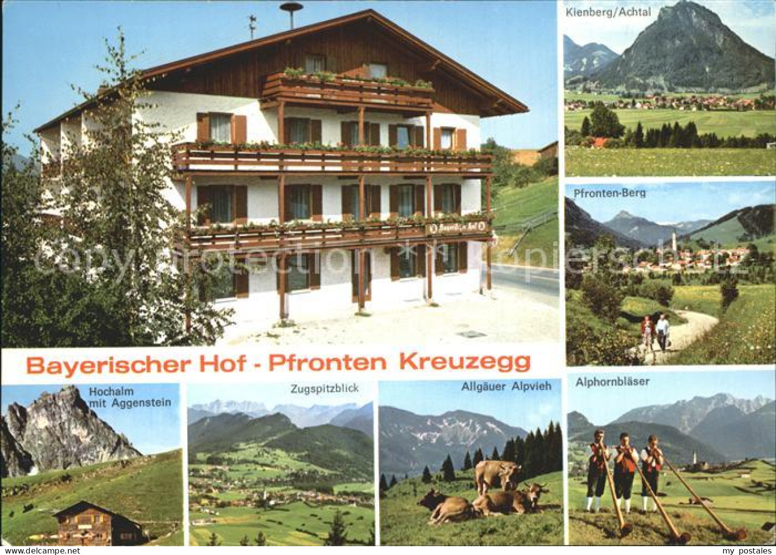 72316879 Kreuzegg Bayerischer Hof Mit Kienberg Pfronten Hochalm Aggenstein Zugsp - Pfronten