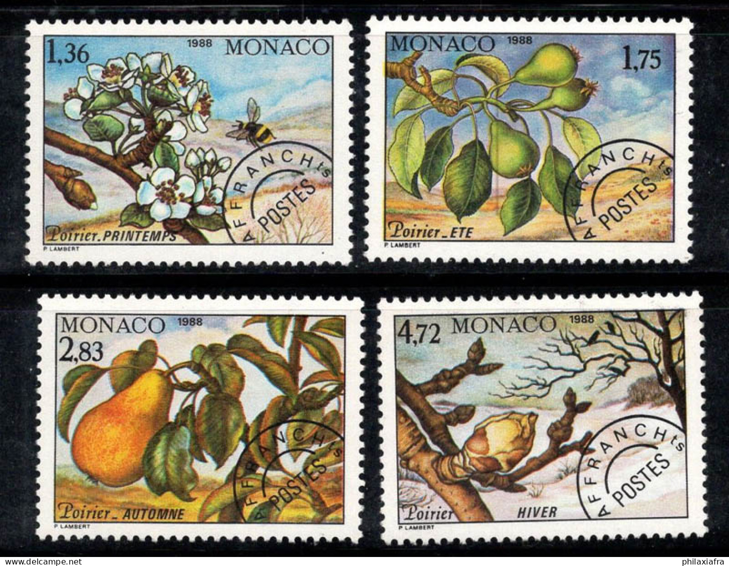 Monaco 1988 Yv. 98-101 Neuf ** 100% Preoblitérés Plantes, Flore, Fleurs - Voorafgestempeld