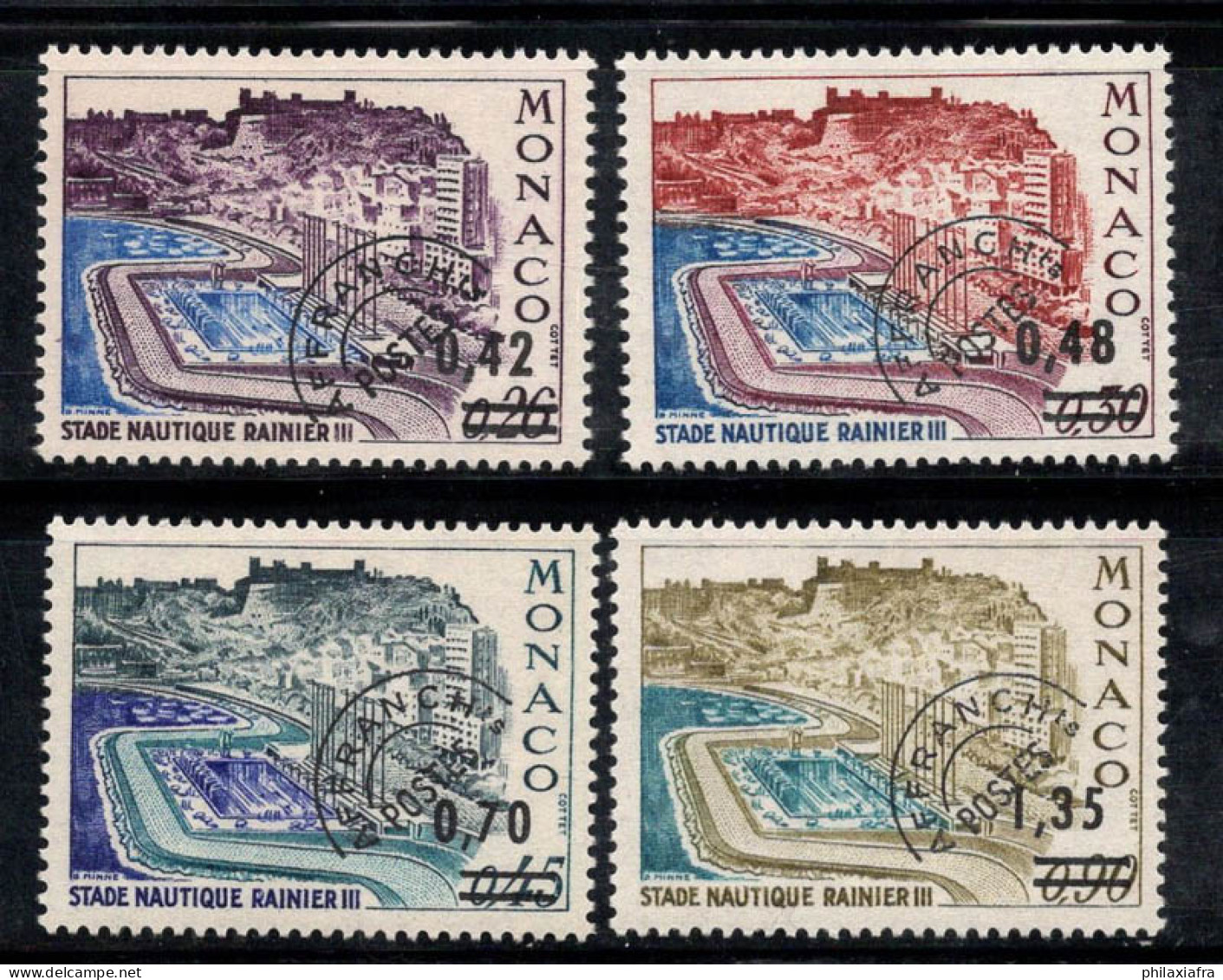 Monaco 1975 Yv. 34-37 Neuf ** 100% Preoblitérés Paysages - Precancels