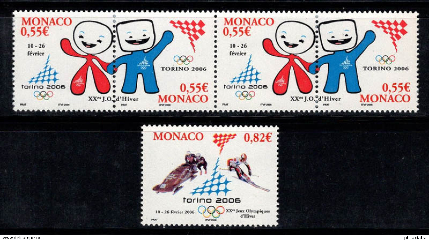 Monaco 2006 Mi. 2786-2788 Neuf ** 100% Jeux Olympiques - Other & Unclassified