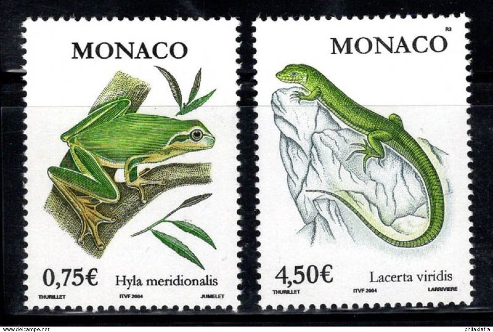 Monaco 2004 Mi. 2683-2684 Neuf ** 100% Grenouille, Faune - Sonstige & Ohne Zuordnung