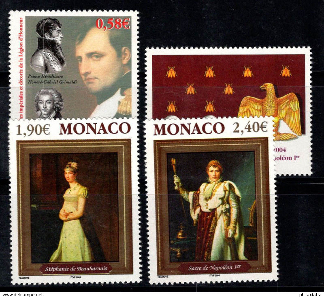 Monaco 2004 Mi. 2696-2699 Neuf ** 100% Napoléon - Sonstige & Ohne Zuordnung