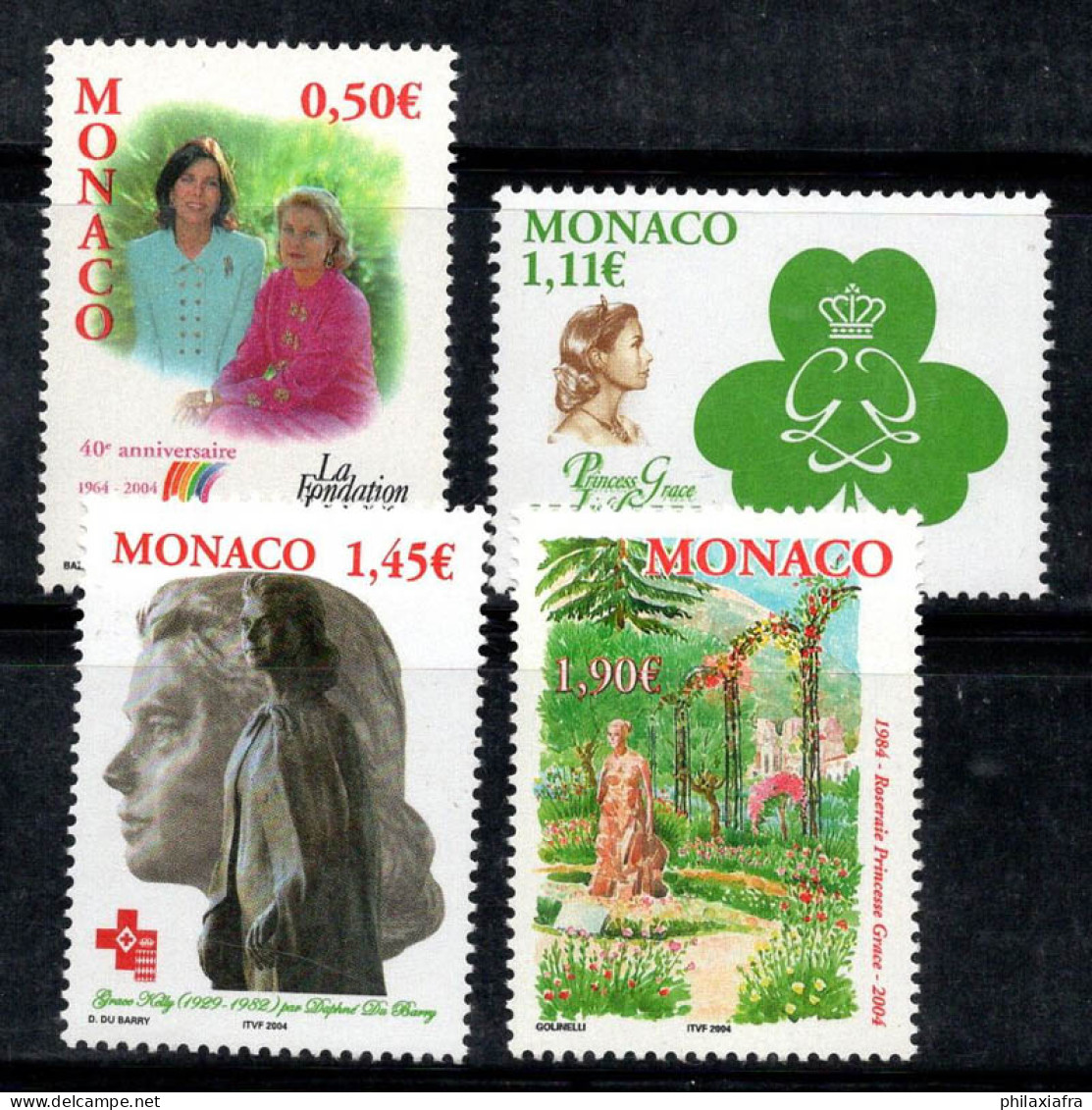Monaco 2004 Mi. 2679-2682 Neuf ** 100% Princesse Grace Patricia - Andere & Zonder Classificatie