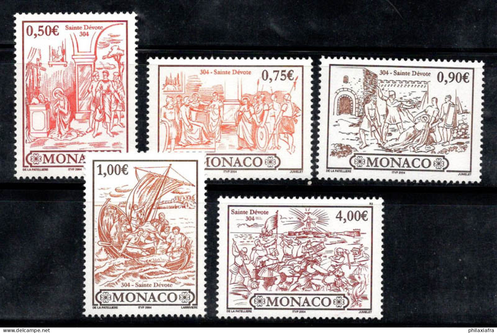 Monaco 2004 Mi. 2673-2677 Neuf ** 100% Sainte Dévote - Altri & Non Classificati