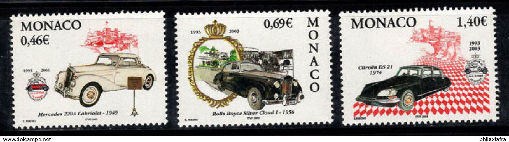 Monaco 2002 Mi. 2621-2623 Neuf ** 100% Voitures - Autres & Non Classés