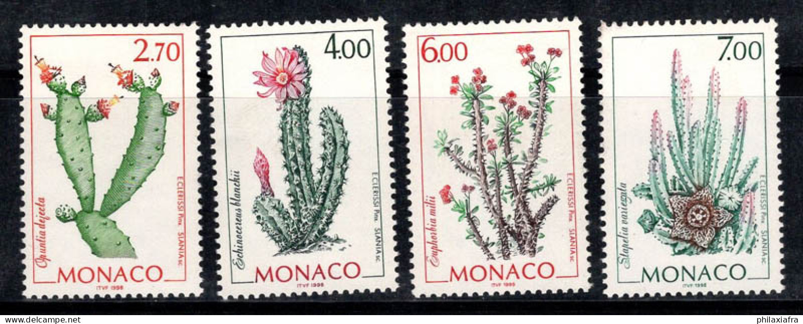 Monaco 1998 Mi. 2414-2417 Neuf ** 100% Plantes Succulentes, Flore - Sonstige & Ohne Zuordnung