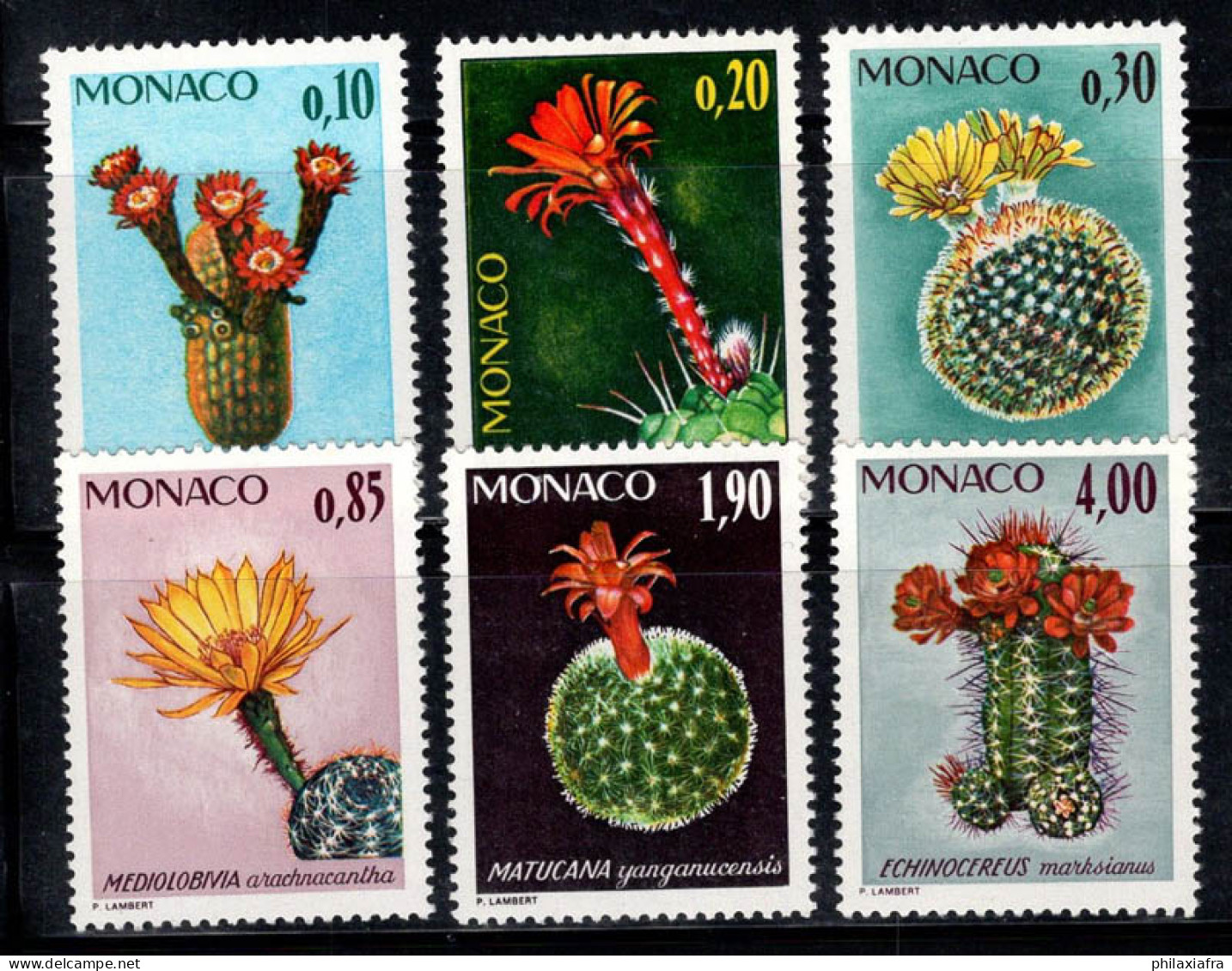 Monaco 1974 Mi. 1154-1159 Neuf ** 100% Cactus, Flore, Plantes - Sonstige & Ohne Zuordnung