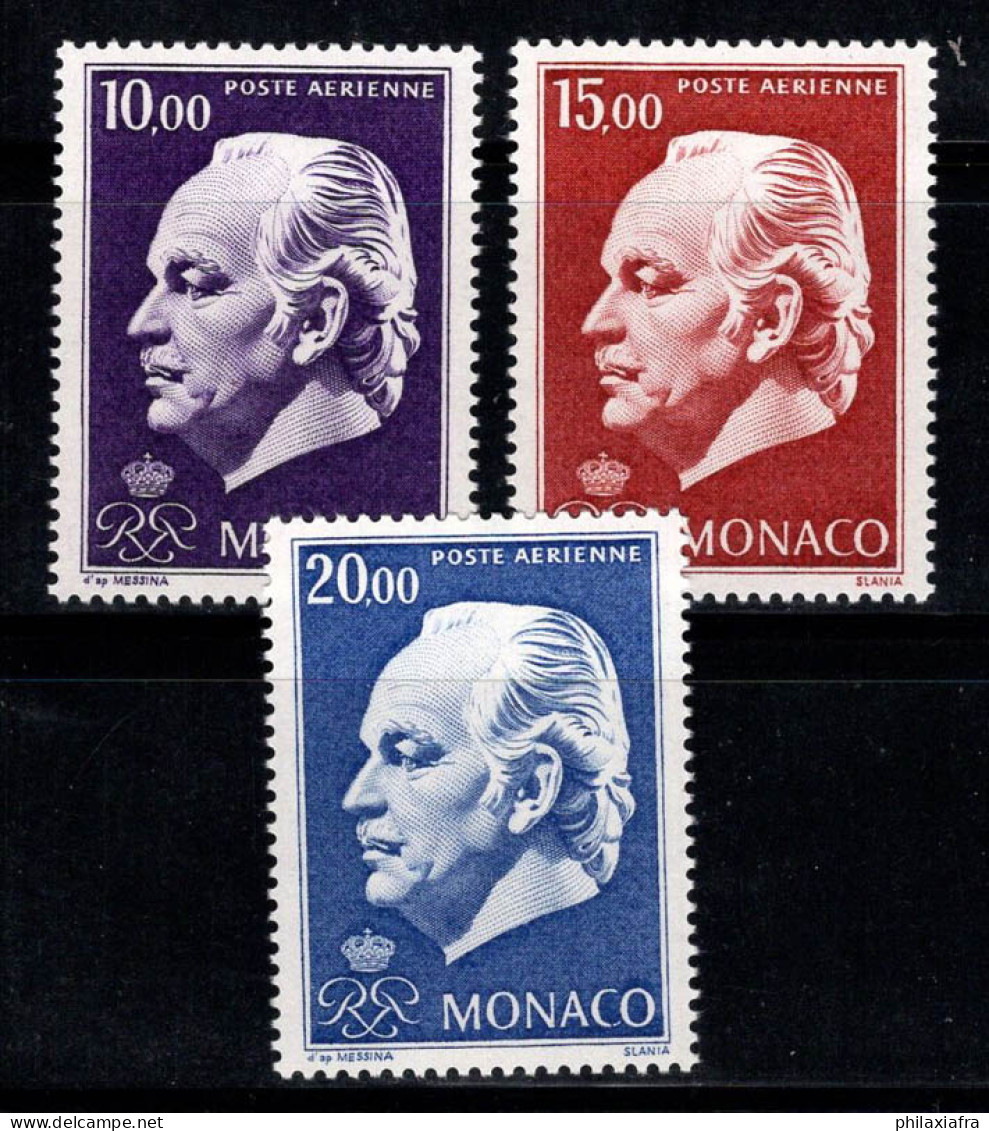 Monaco 1974 Mi. 1160-1162 Neuf ** 100% Poste Aérienne Prince Rainier III - Poste Aérienne