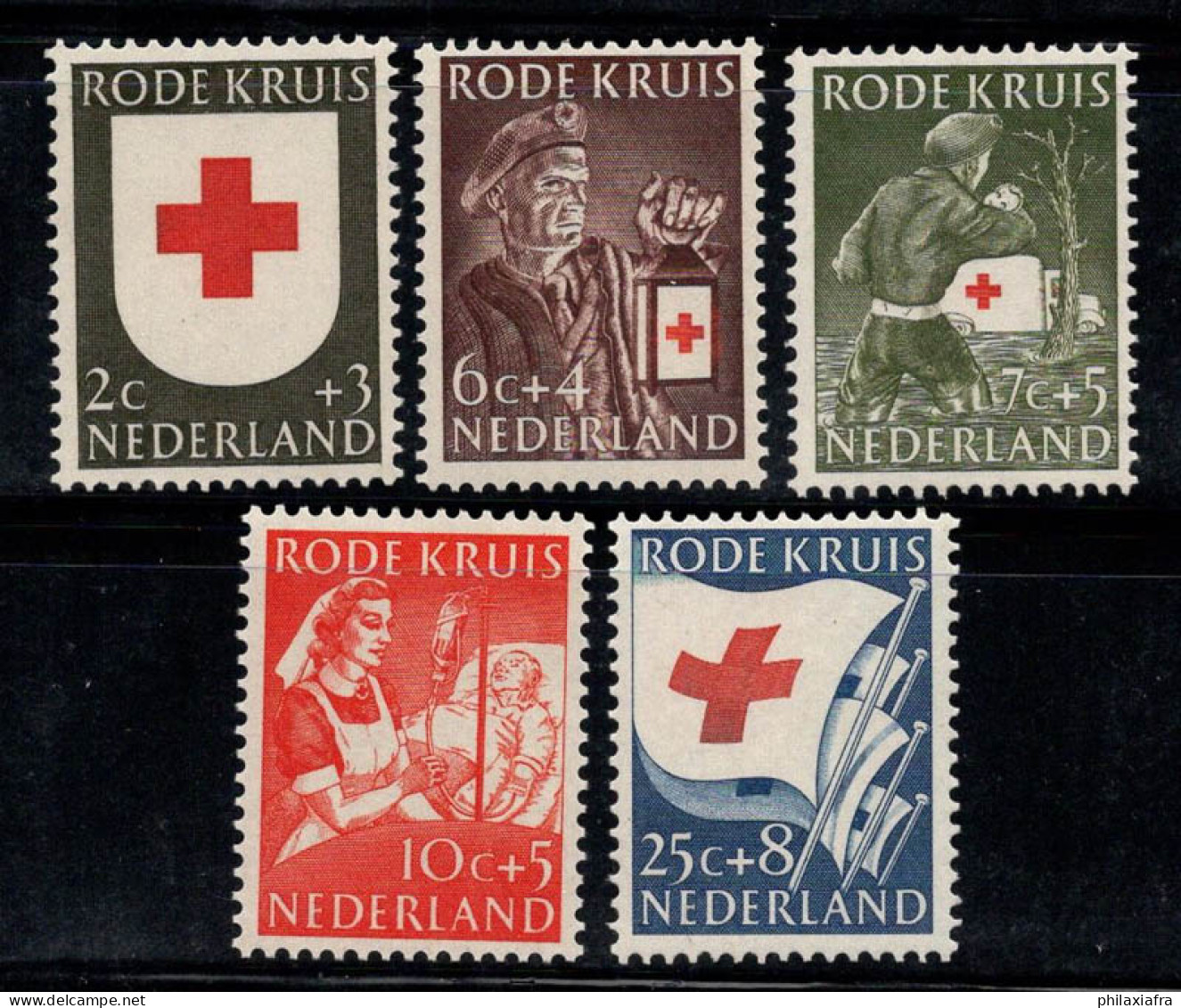 Pays-Bas 1953 Mi. 615-619 Neuf ** 100% Croix-Rouge - Ongebruikt