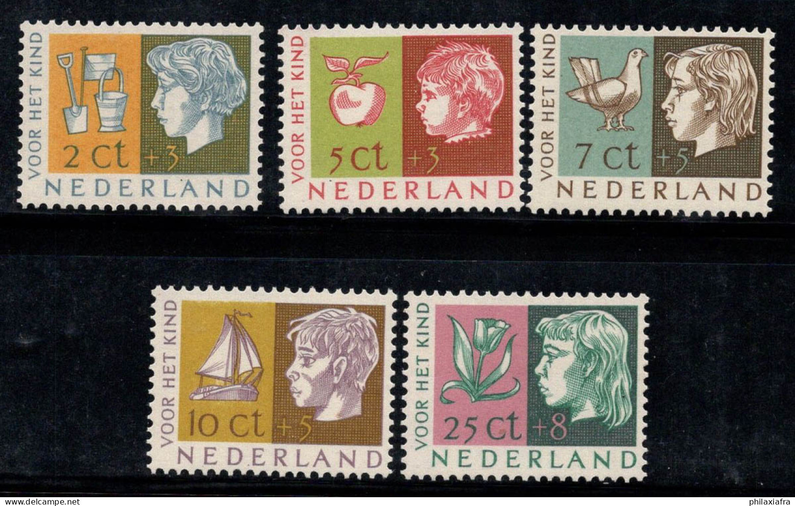 Pays-Bas 1953 Mi. 631-635 Neuf ** 100% Pour Les Enfants - Ongebruikt