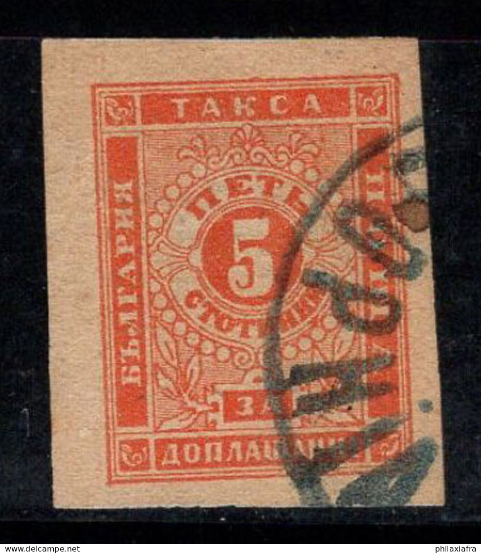Bulgarie 1884 Mi. 4 Oblitéré 20% Timbre-taxe 5 ST - Portomarken