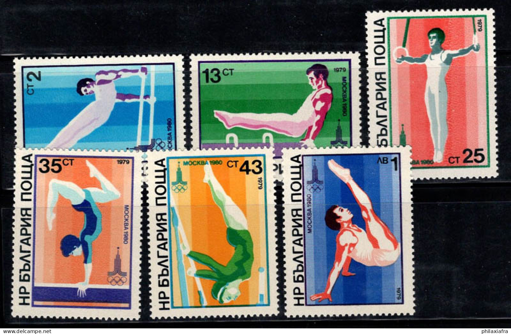 Bulgarie 1979 Mi. 2800-2805 Neuf ** 100% Jeux Olympiques - Neufs