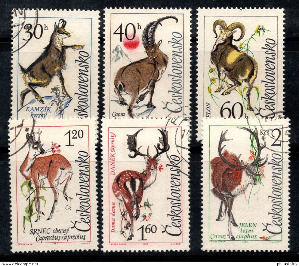 Tchécoslovaquie 1963 Mi. 1441-1446 Oblitéré 100% Animaux, Faune - Gebraucht