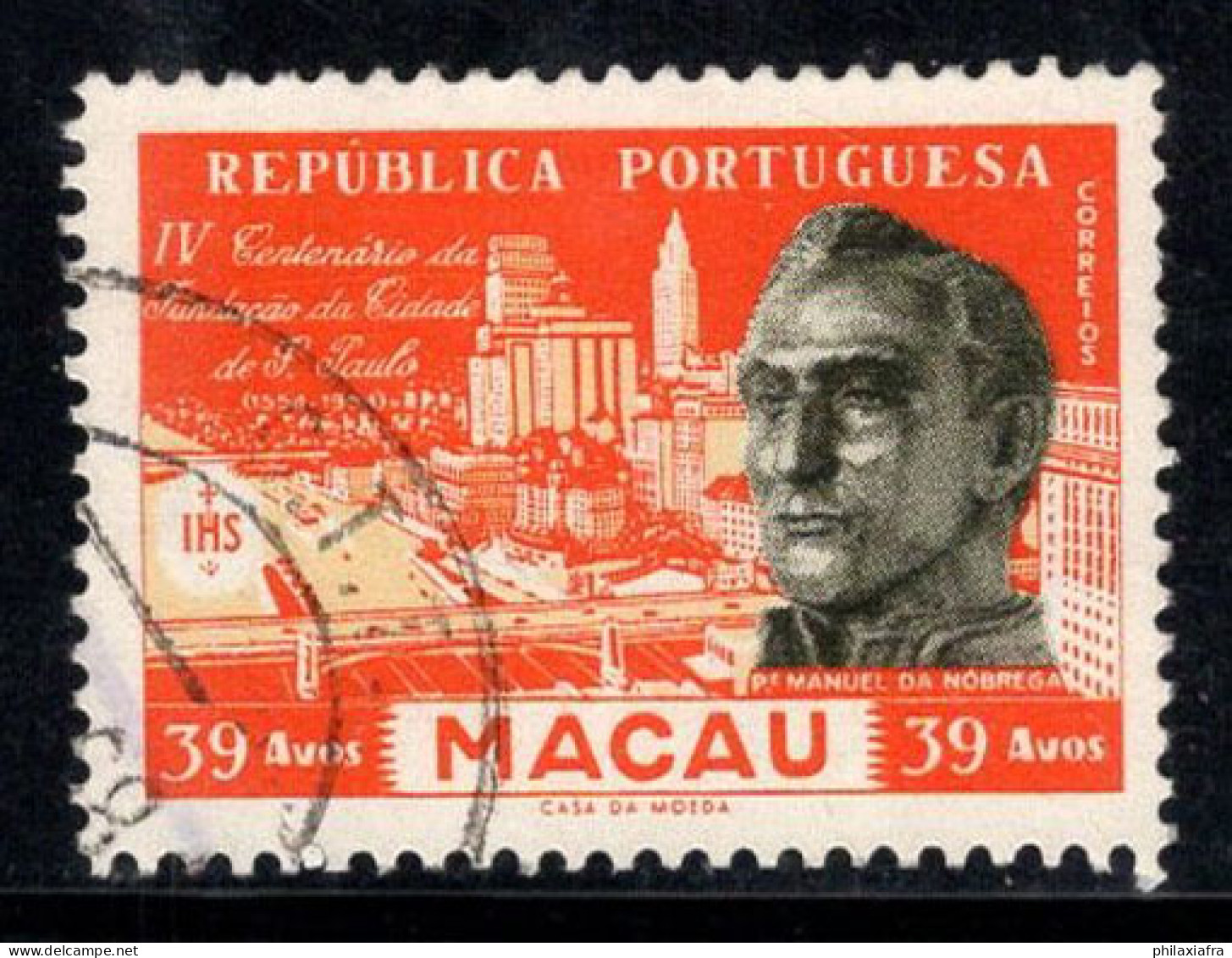 Macao 1954 Mi. 405 Oblitéré 100% 39 A, Nobrega - Oblitérés