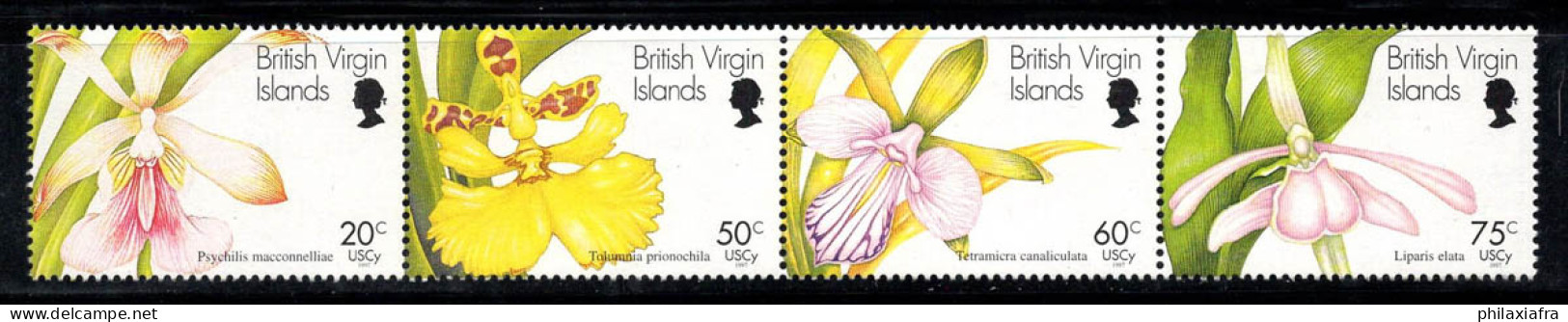 Îles Vierges Britanniques 1991 Mi. 902-905 Neuf ** 100% Orchidée, FLORE - Britse Maagdeneilanden