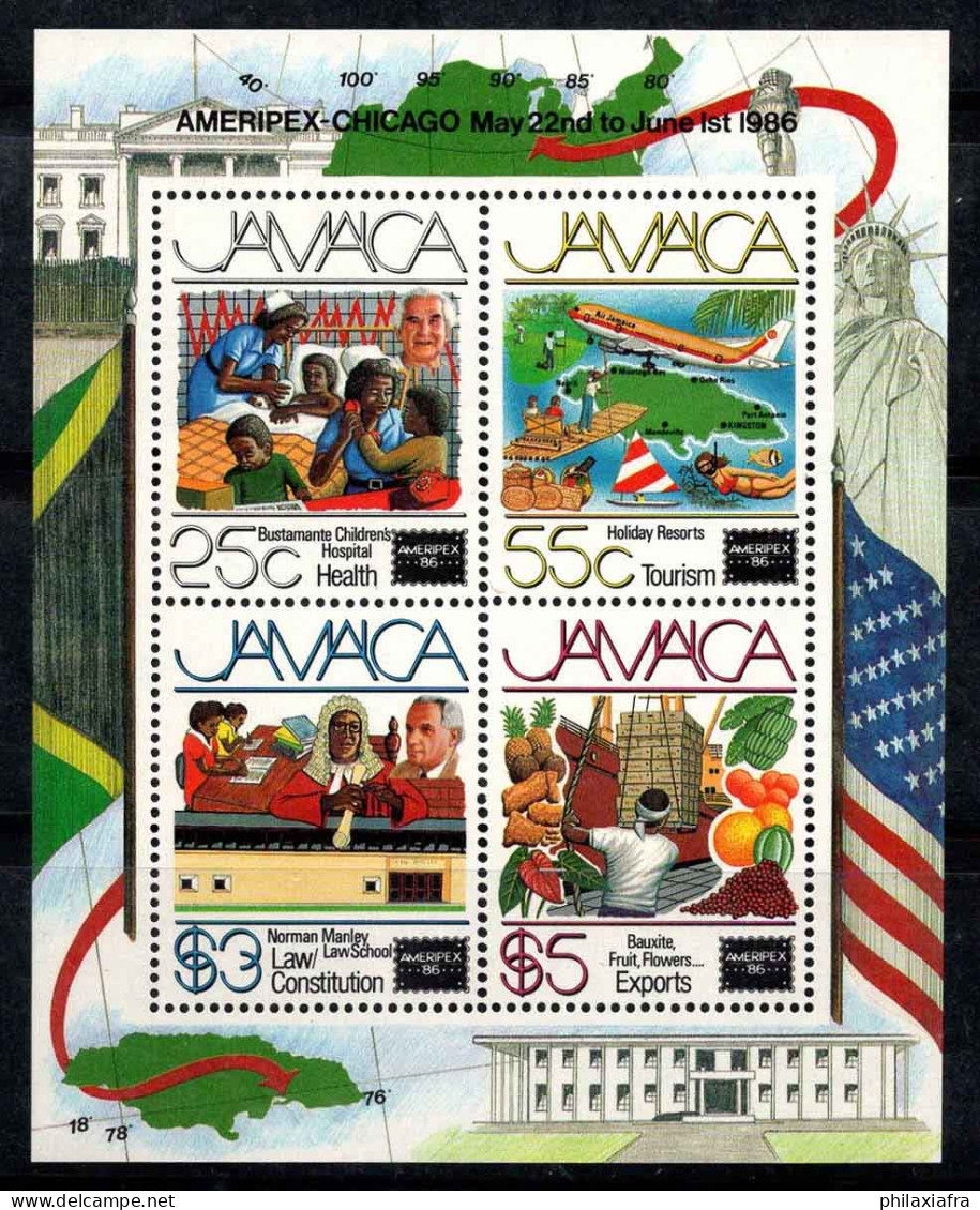 Jamaïque 1986 Mi. Bl. 27 Bloc Feuillet 100% Neuf ** AMERIPEX, Exposition Philatélique - Jamaica (1962-...)