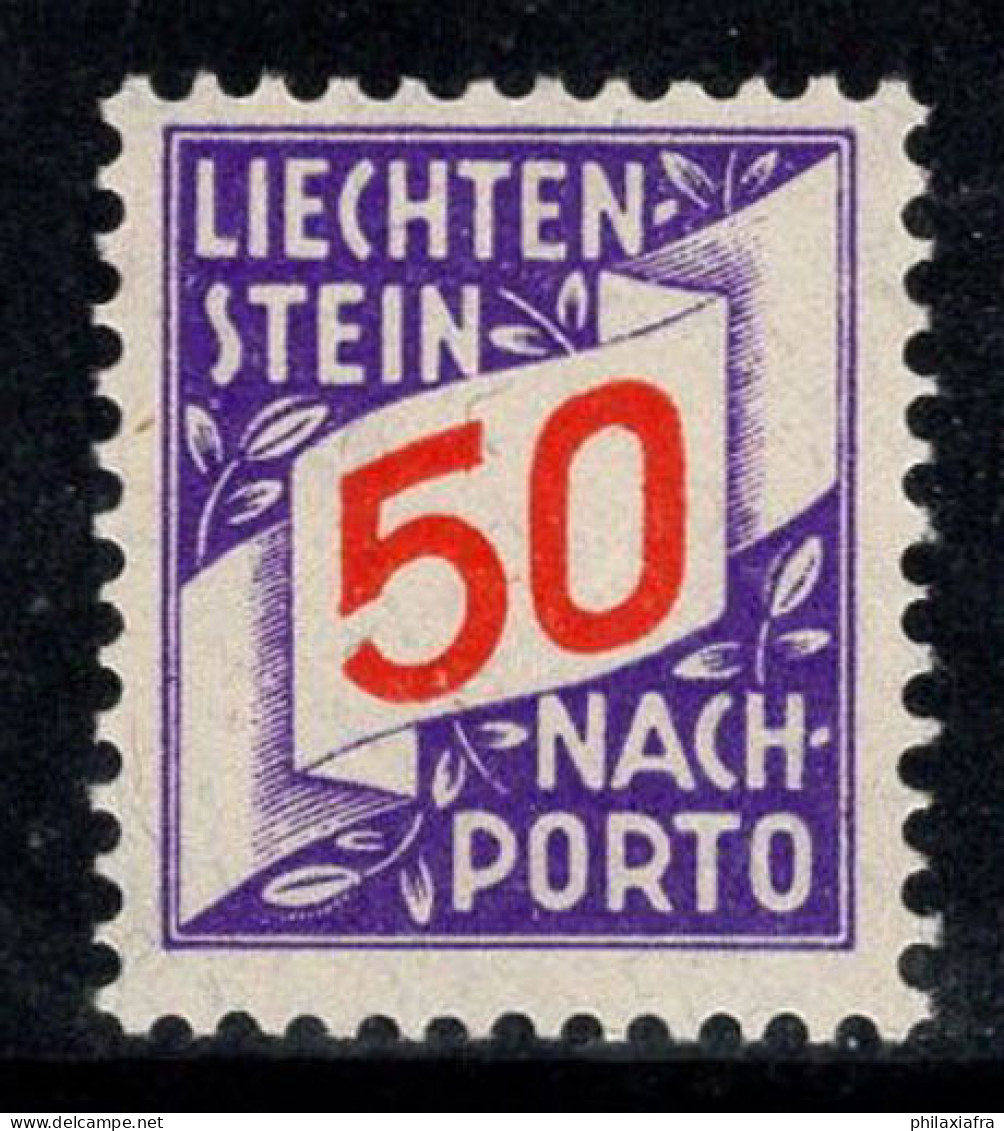 Liechtenstein 1928 Mi. 20 Neuf ** 100% Timbre-taxe 50 Pp - Portomarken