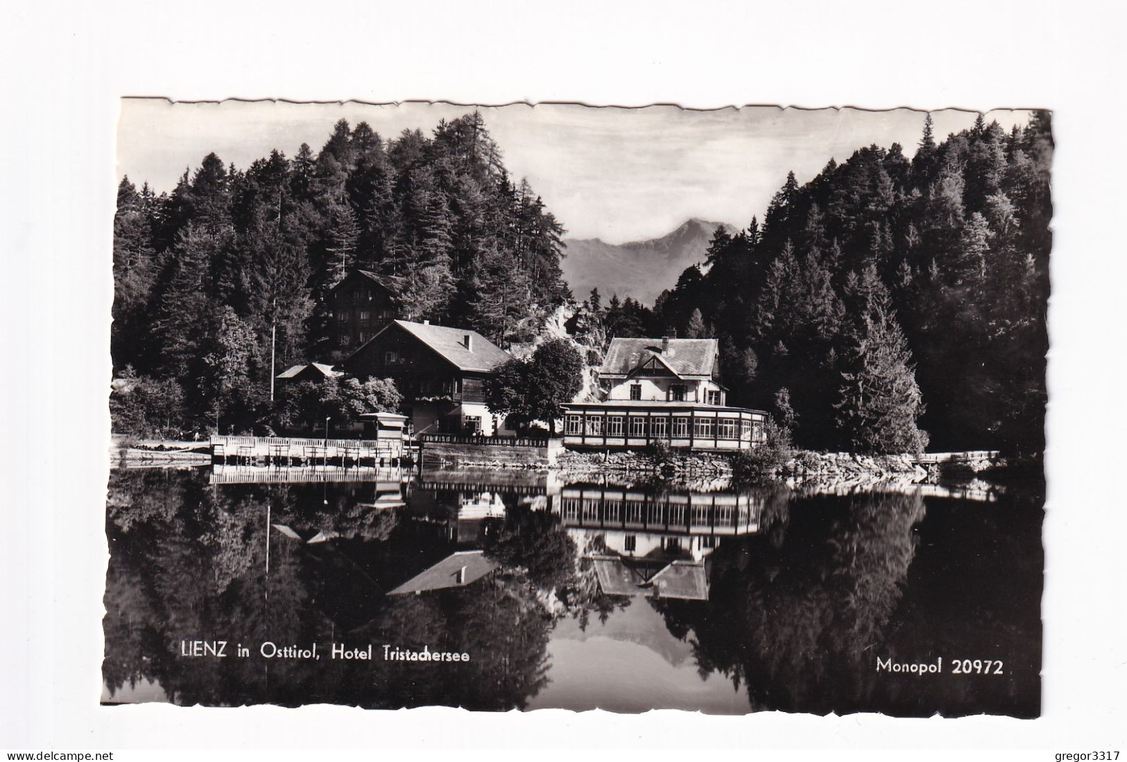 E5618) LIENZ In Osttirol - Hotel TRISTACHERSEE Mit Spiegelung Im See - ALT! - Lienz