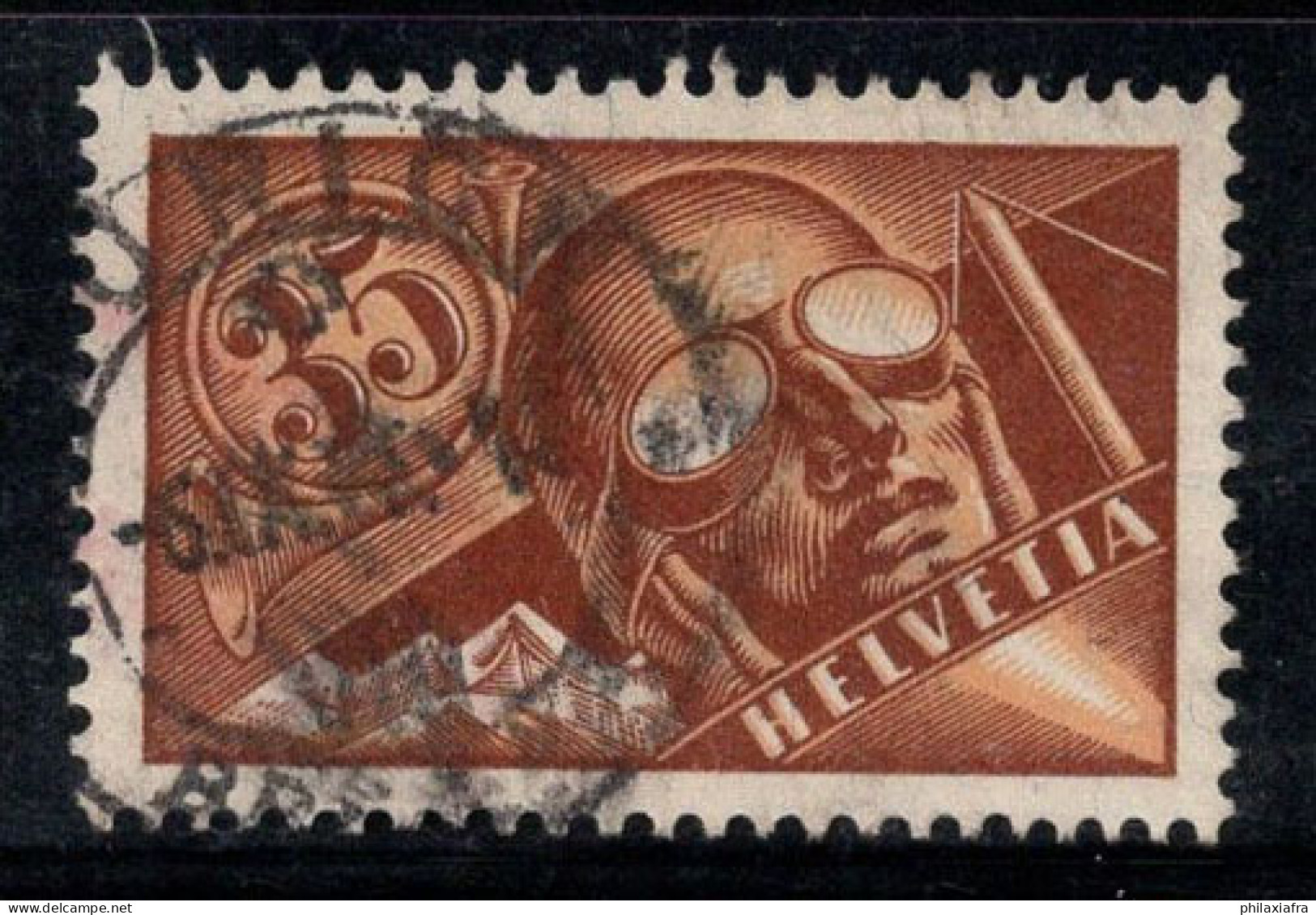 Suisse 1923 Mi. 181 Oblitéré 100% Poste Aérienne 35 C - Used Stamps