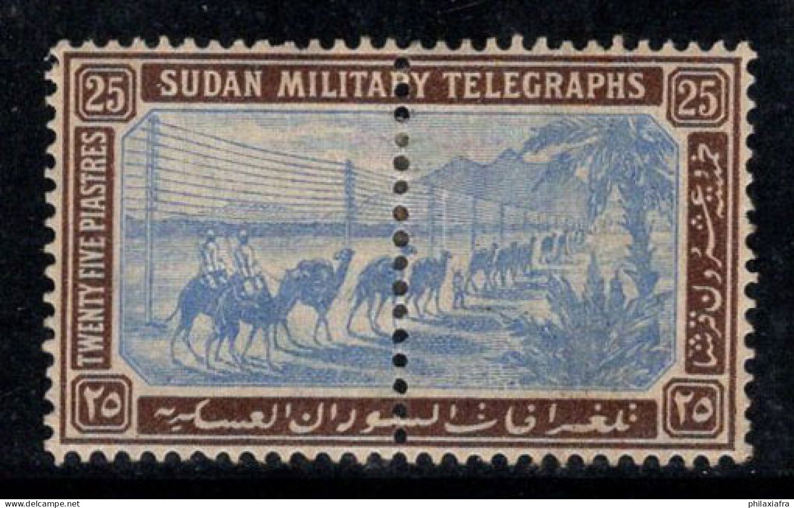 Soudan 1898 Neuf * MH 100% Télégraphe Militaire, 25 P - Sudan (...-1951)