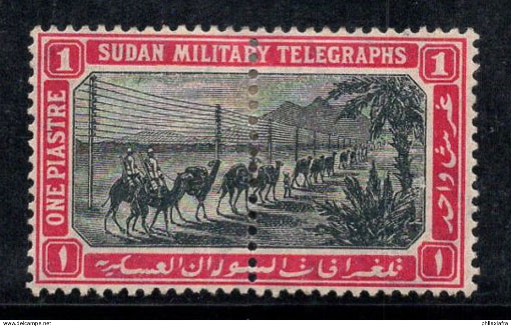 Soudan 1898 Neuf * MH 80% Télégraphe Militaire, 1 P - Soudan (...-1951)