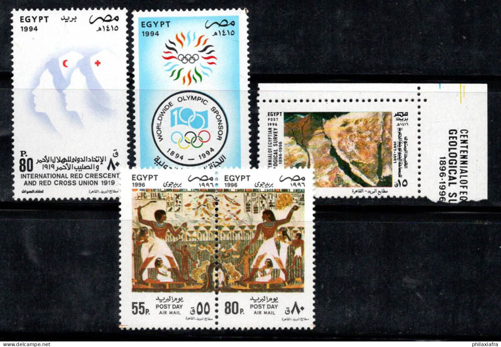 Égypte 1994-96 Neuf ** 100% Jeux Olympiques, Culture - Neufs