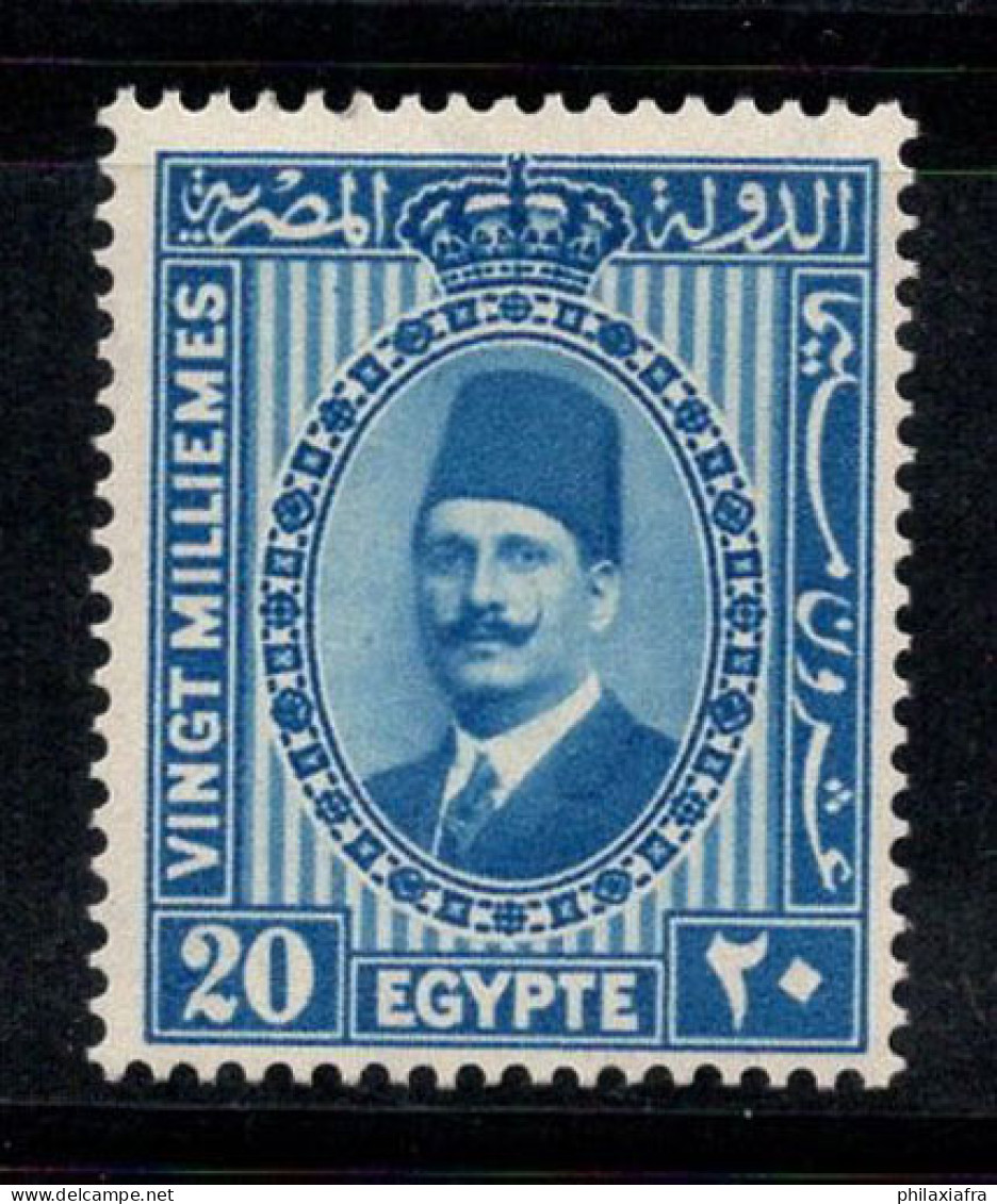 Égypte 1927 Mi. 130 Neuf * MH 100% Roi Fouad, 20 M - Neufs