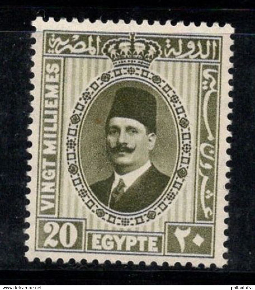 Égypte 1927 Mi. 130 Neuf * MH 100% Roi Fouad, 20 M - Unused Stamps