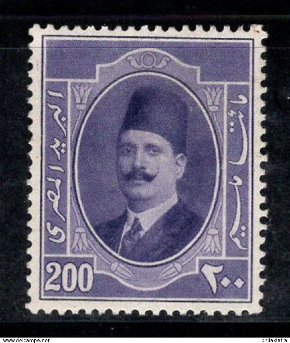 Égypte 1923 Mi. 92 Neuf * MH 100% Signé Roi Fouad Ier, 200 M - Ongebruikt
