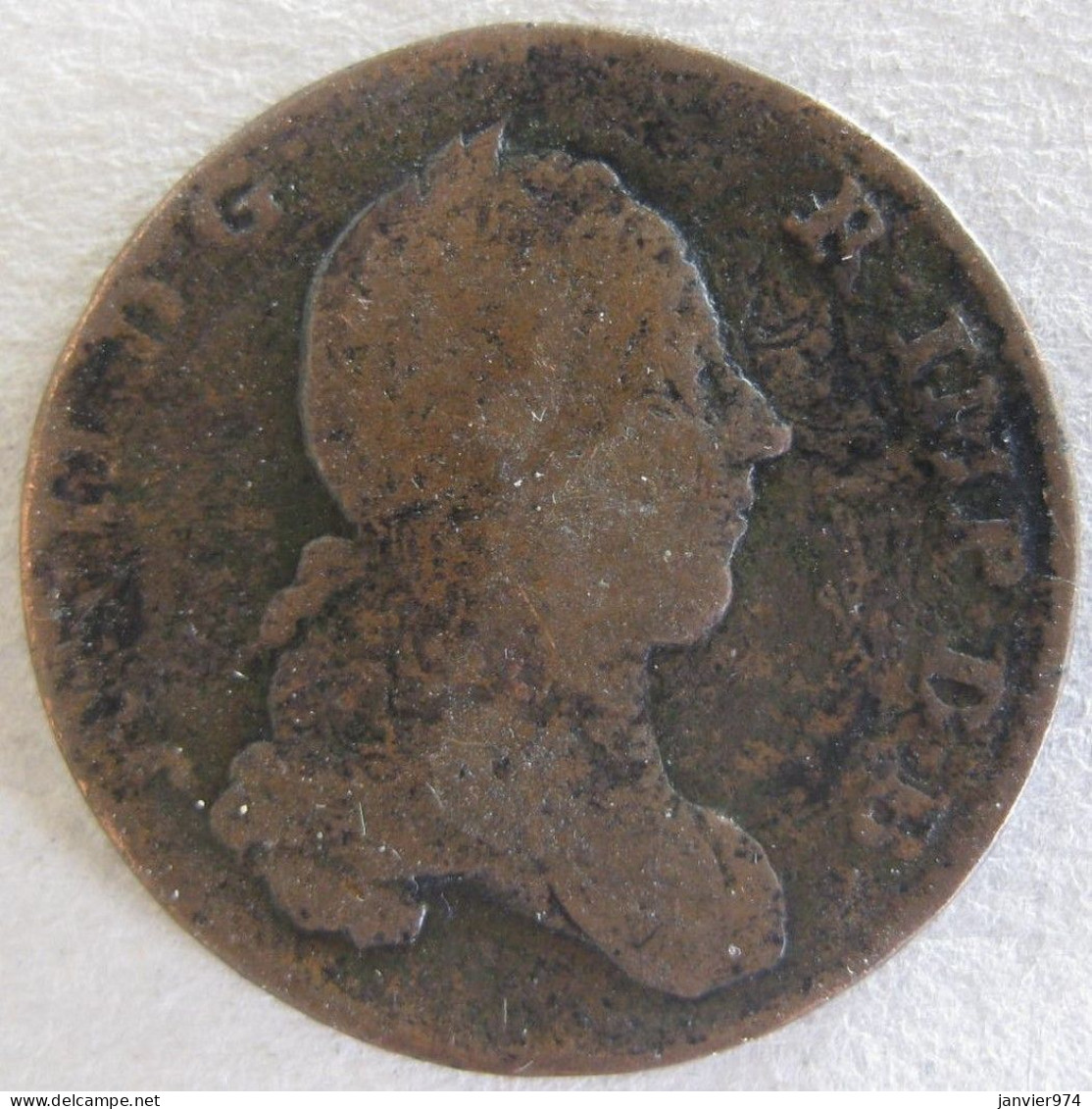 Pays-Bas Autrichiens , 2 Liards 1789 Bruxelles , Joseph II, En Cuivre KM# 31 - 1714-1794 Austrian Netherlands