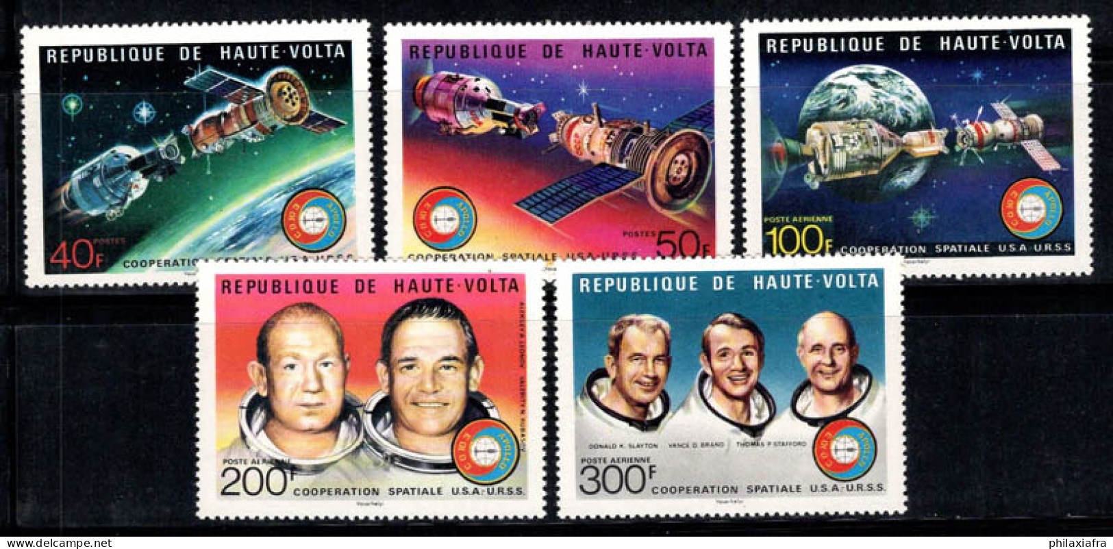 Haute-volta 1975 Mi. 581-85 Neuf ** 100% Apollo-Soyouz En Orbite - Autres - Afrique