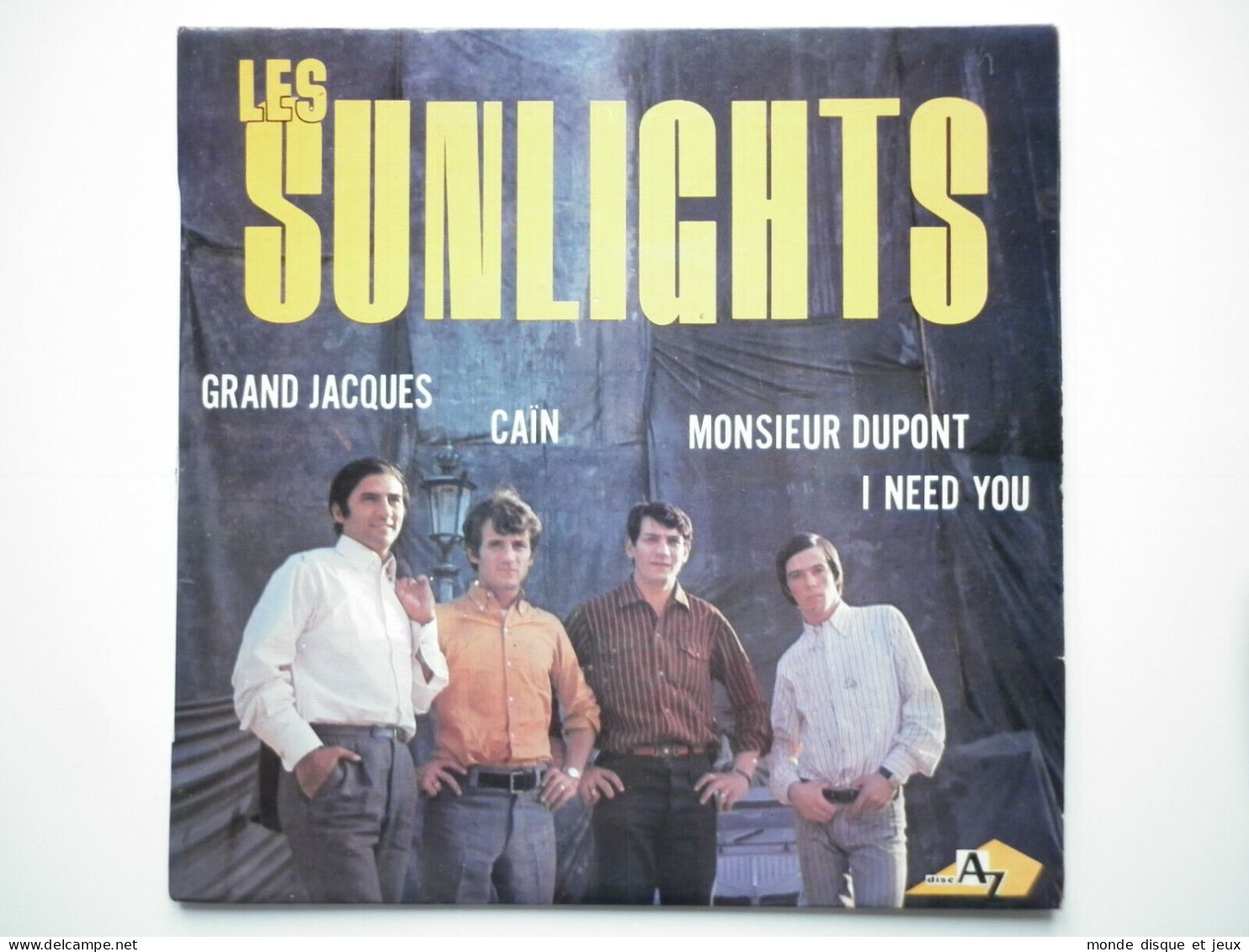 Les Sunlights 45Tours EP Vinyle Grand Jacques Mint - 45 T - Maxi-Single