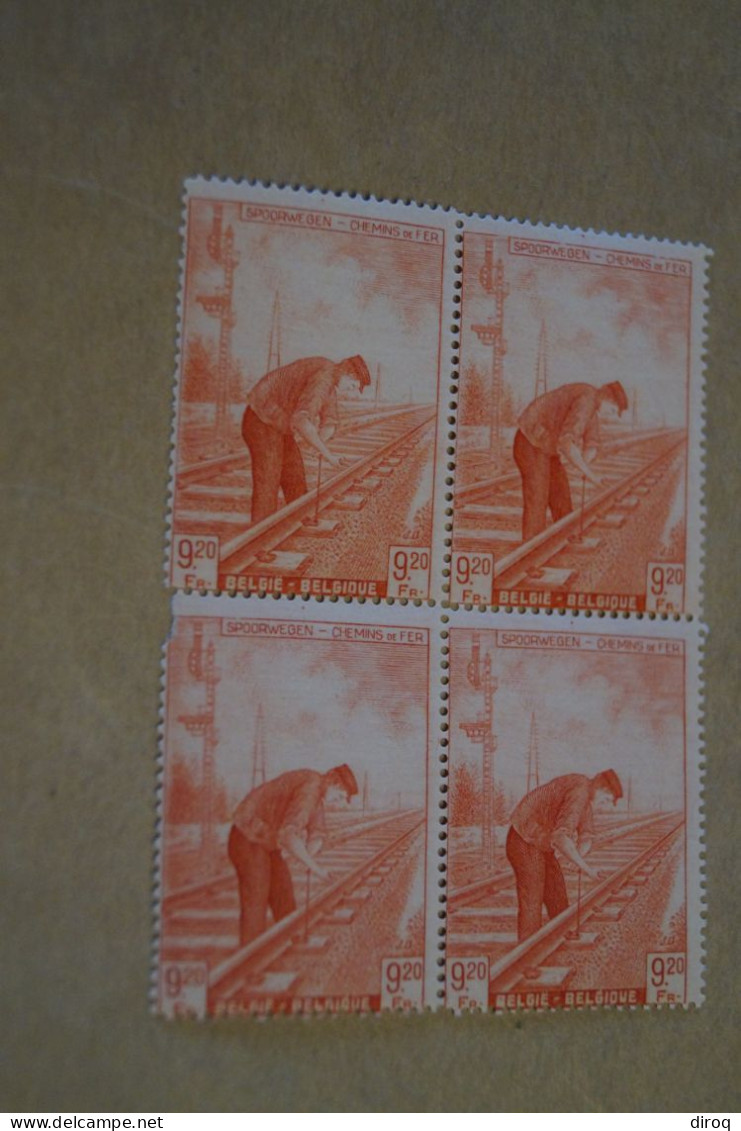 3 X 4 Timbres,chemin De Fer 1954 Bel état De Collection Avec Gomme,voir Photos - Neufs