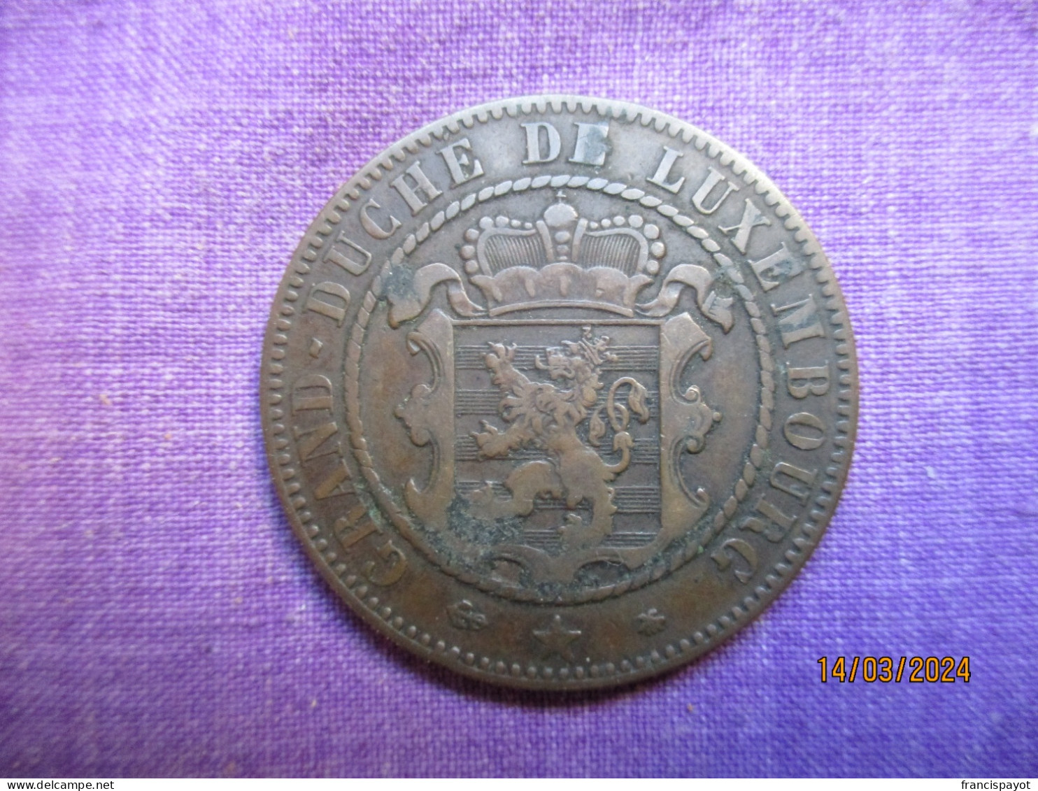 Luxembourg: 10 Centimes 1865 - Luxembourg