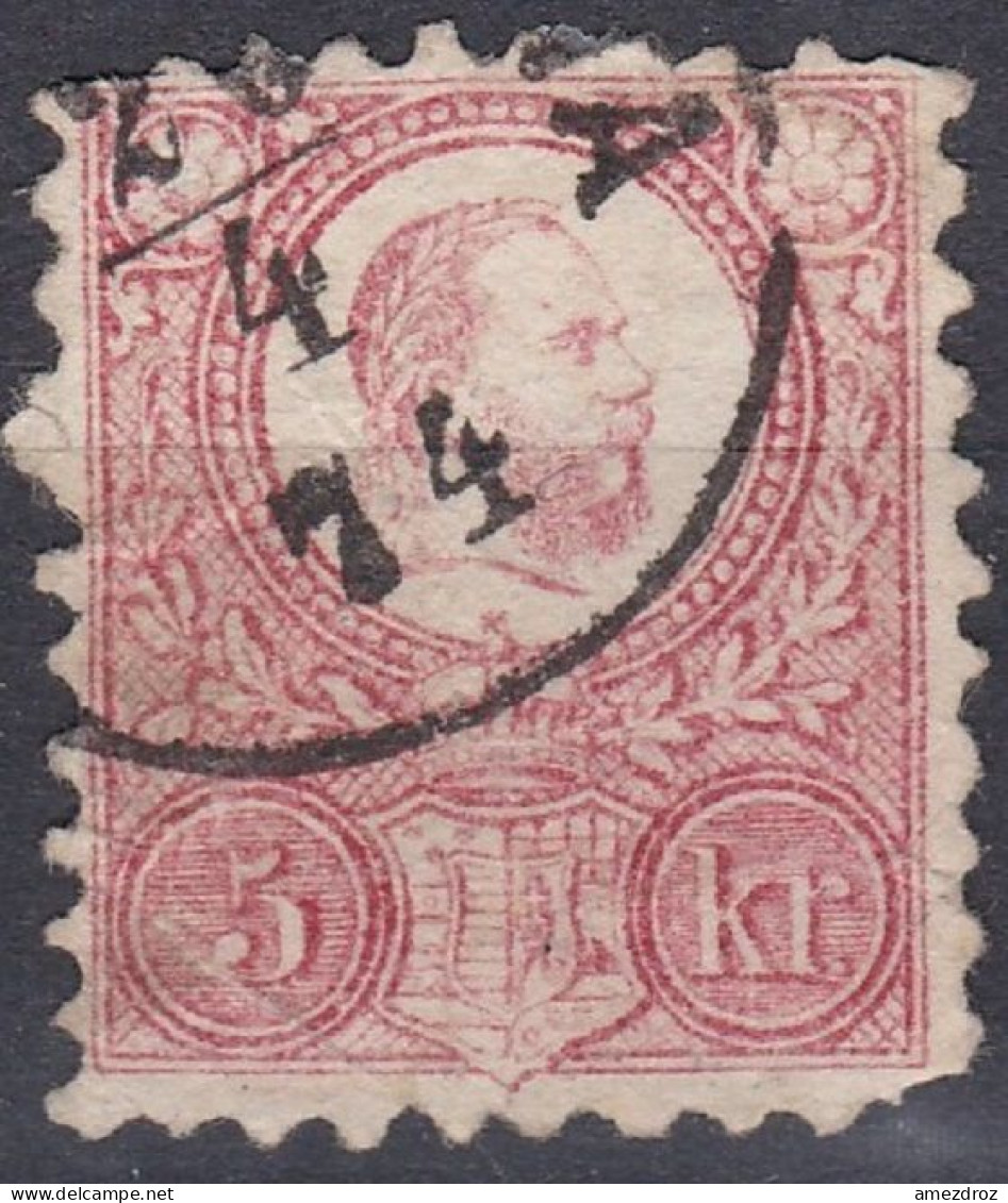 Hongrie  1871 N° 3 Roi François Joseph - Lithographié (J20) - Usati