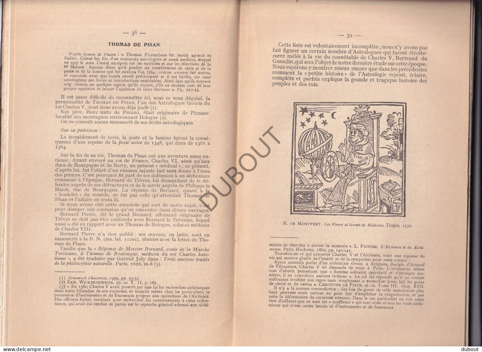 Almanach Chacornac Ephémérides Astronomiques 1942 (S357) - Antique