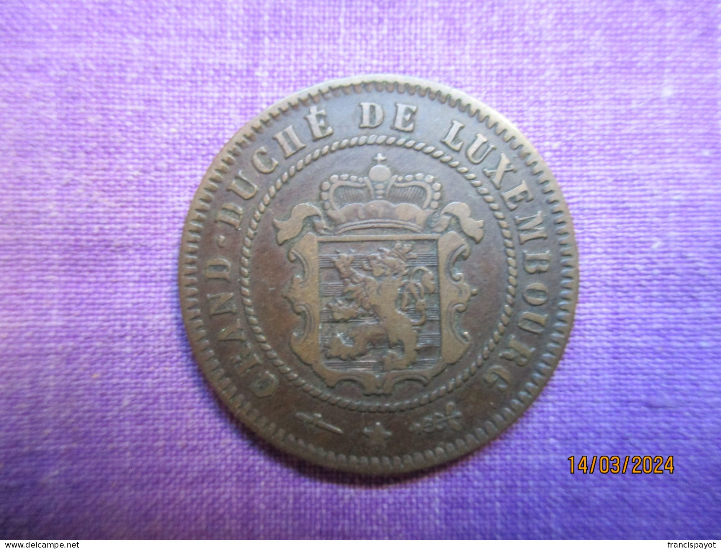 Luxembourg: 5 Centimes 1854 - Luxemburg