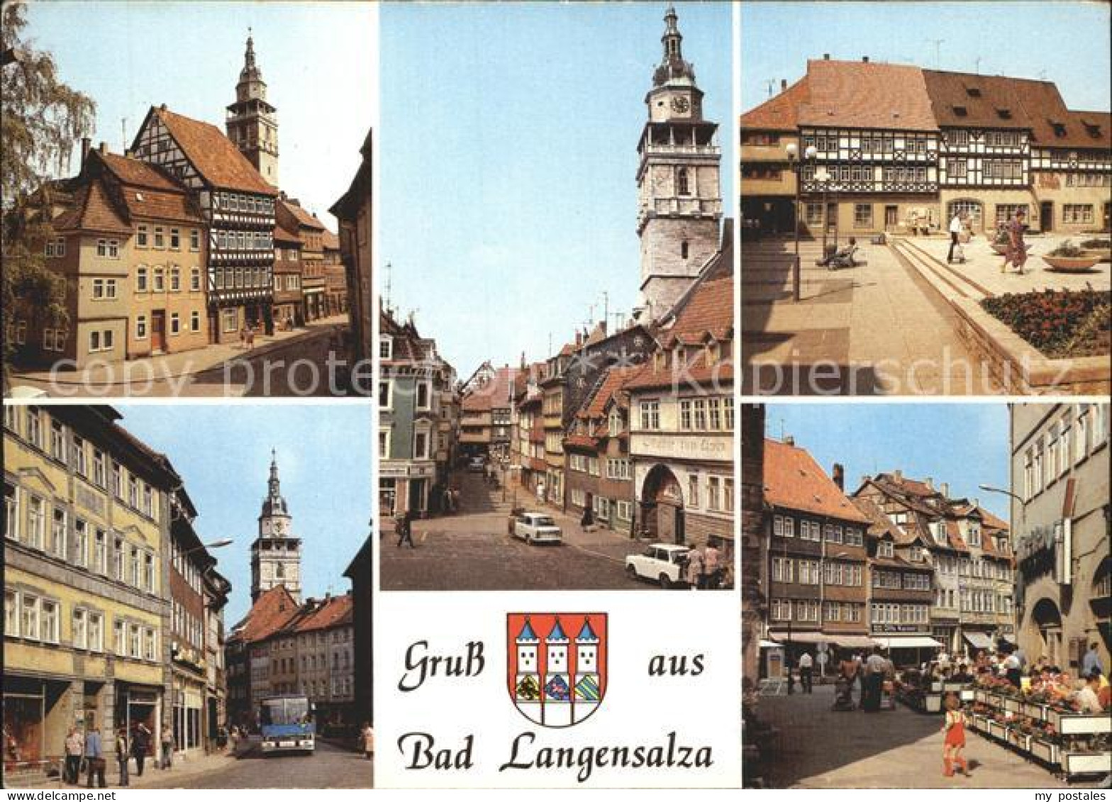 72316569 Bad Langensalza Schloss Kornmarkt Bonifaciusgasse Marktkirche Marktstra - Bad Langensalza