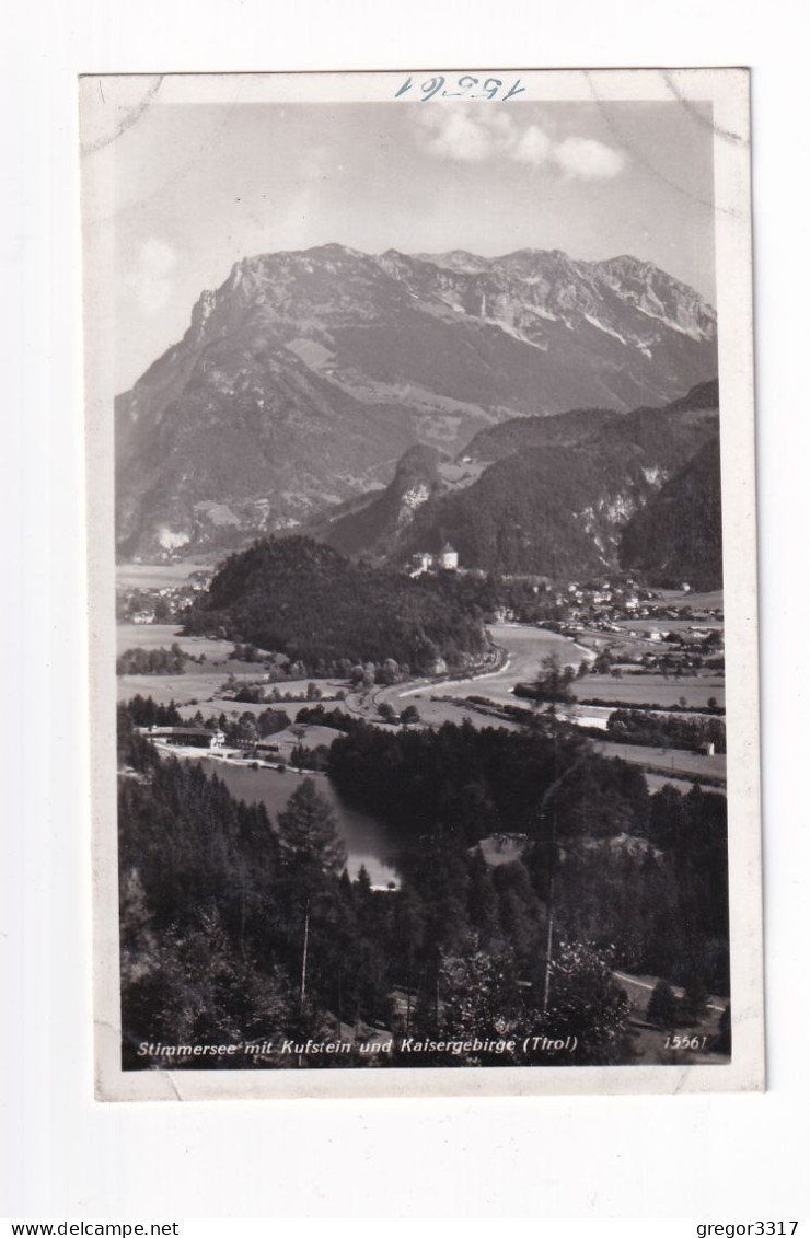 E5626) STIMMERSEE Mit KUFSTEIN Und Kaisergebirge Tirol - Alte S/W FOTO AK - Kufstein