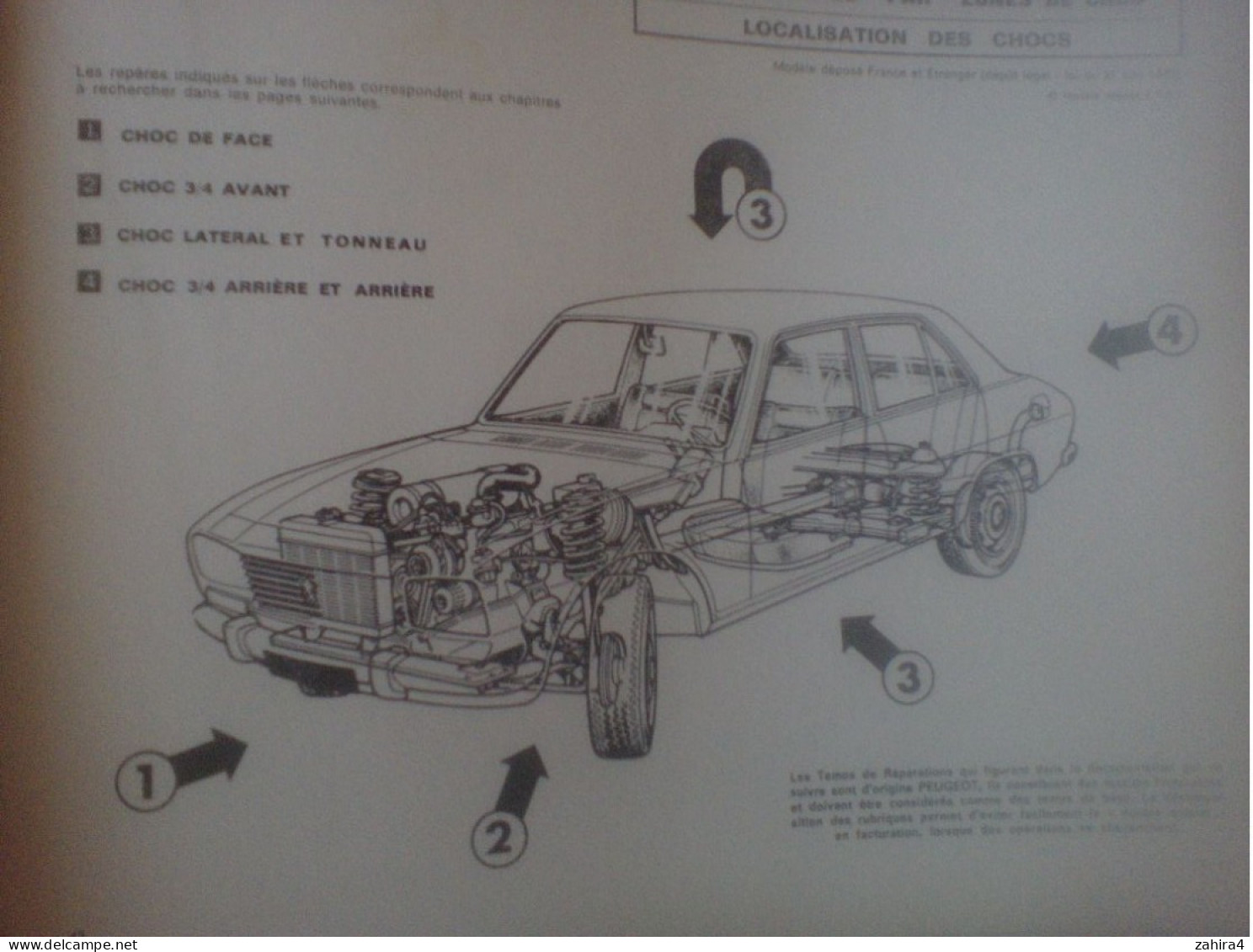 Assurance techn. expert. auto Peugeot 204 coupé cabriolet 404 & break 504 & break Simca 13 & 1500 & break  Renault 6 RTA