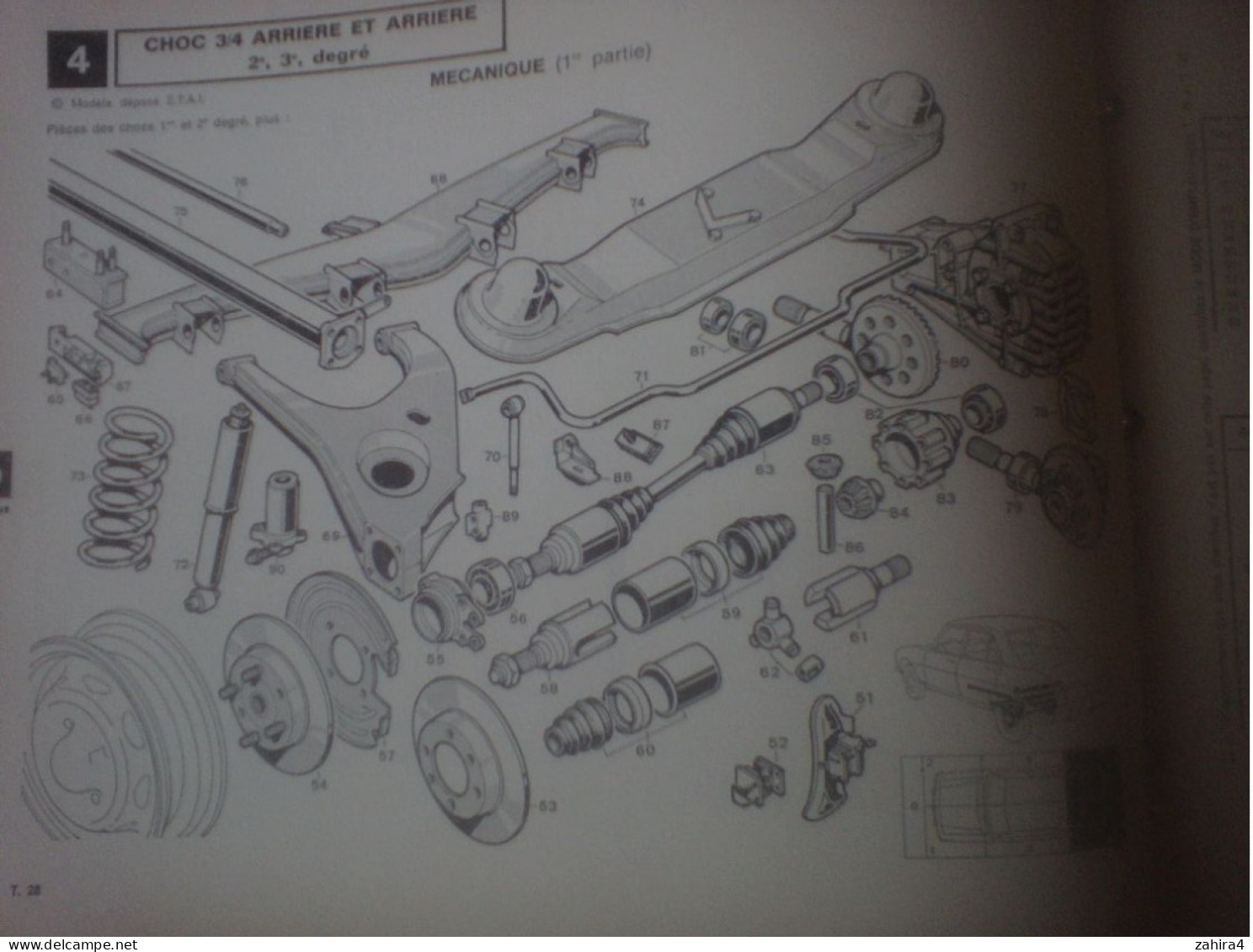 Assurance techn. expert. auto Peugeot 204 coupé cabriolet 404 & break 504 & break Simca 13 & 1500 & break  Renault 6 RTA