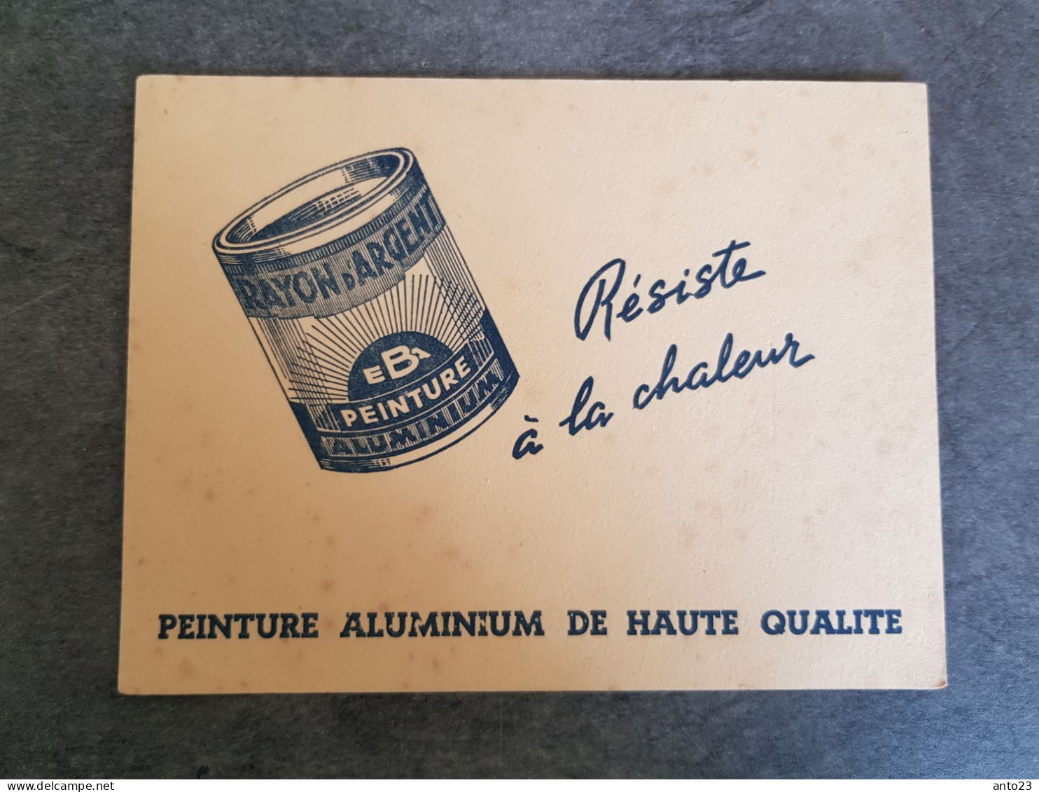 BUVARD Peinture A L 'aluminium - Peintures