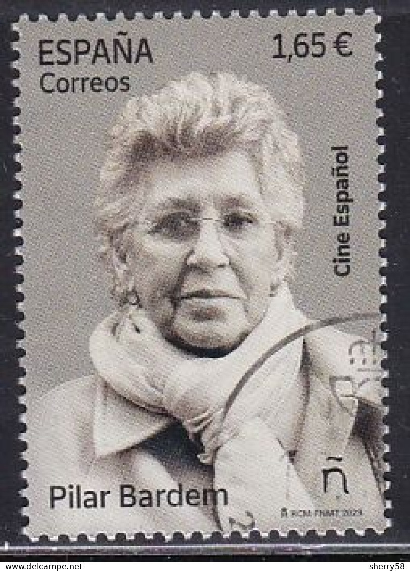 2023-ED. 5707 - Cine Español. Pilar Bardem- USADO - Used Stamps