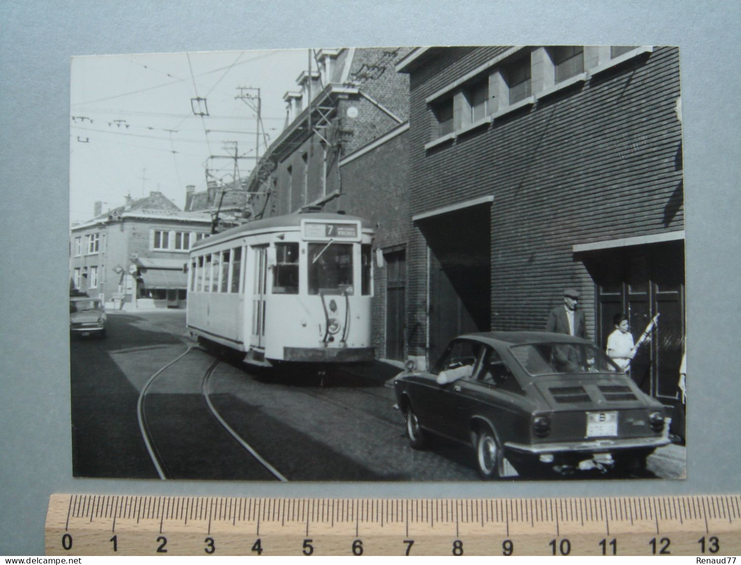 Photo - Dour - Rue Grande - Tram - Tramway - Ligne 7 - Dour