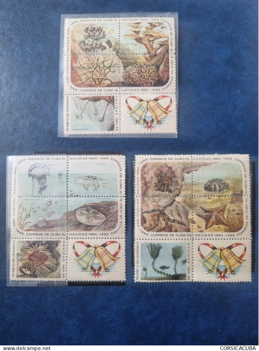 CUBA  NEUF  1964/65   NAVIDAD   //  PARFAIT  ETAT  //  1er  CHOIX  // Avec Gomme - Unused Stamps