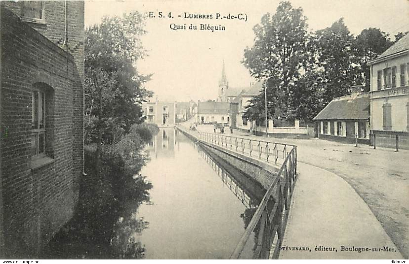 62 - Lumbres - Quai Du Bléquin - Animée - Voyagée En 1916 - CPA - Voir Scans Recto-Verso - Lumbres